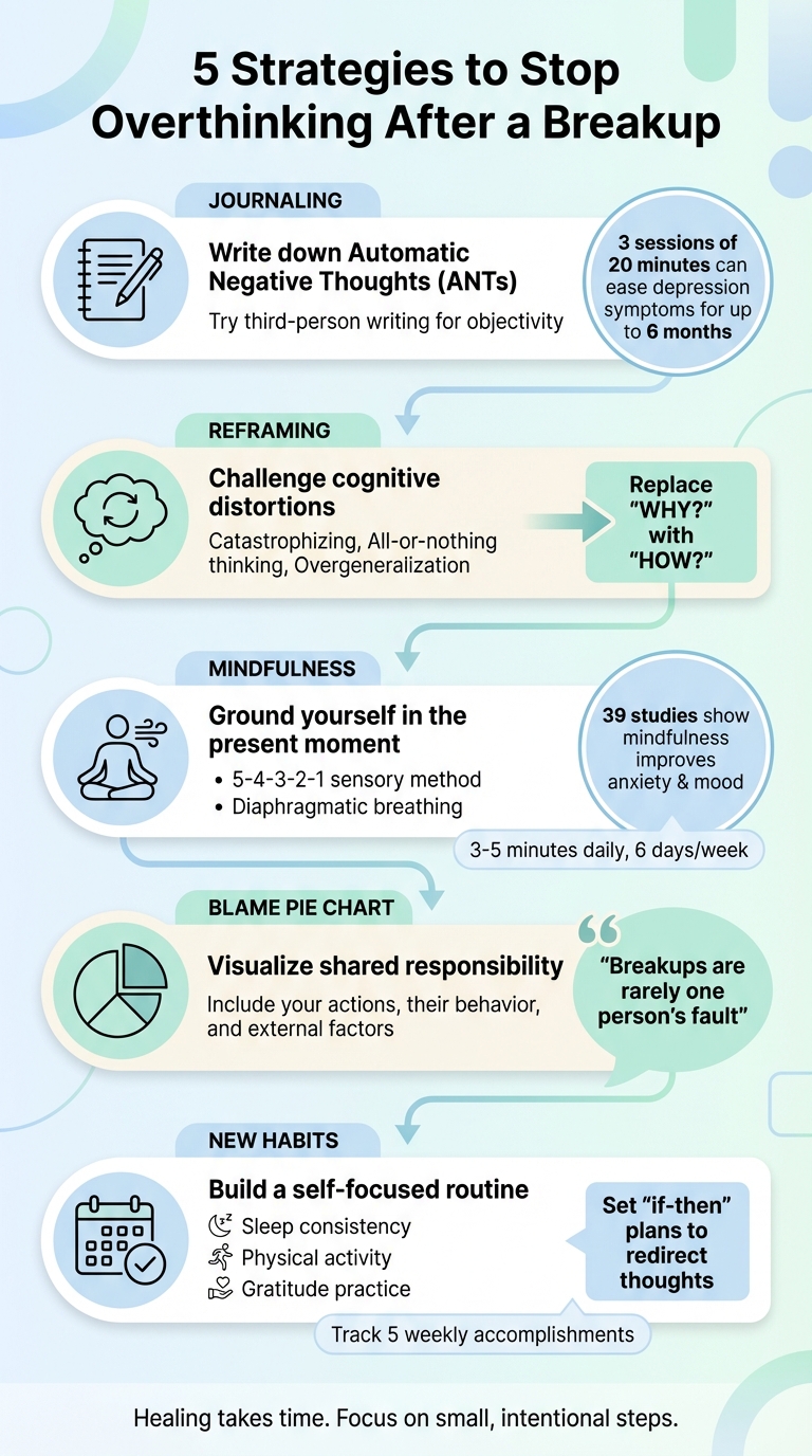 5 Evidence-Based Strategies to Stop Overthinking After a Breakup