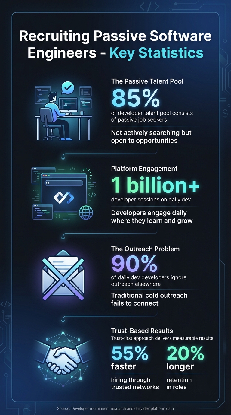 Key Statistics for Recruiting Passive Software Engineers