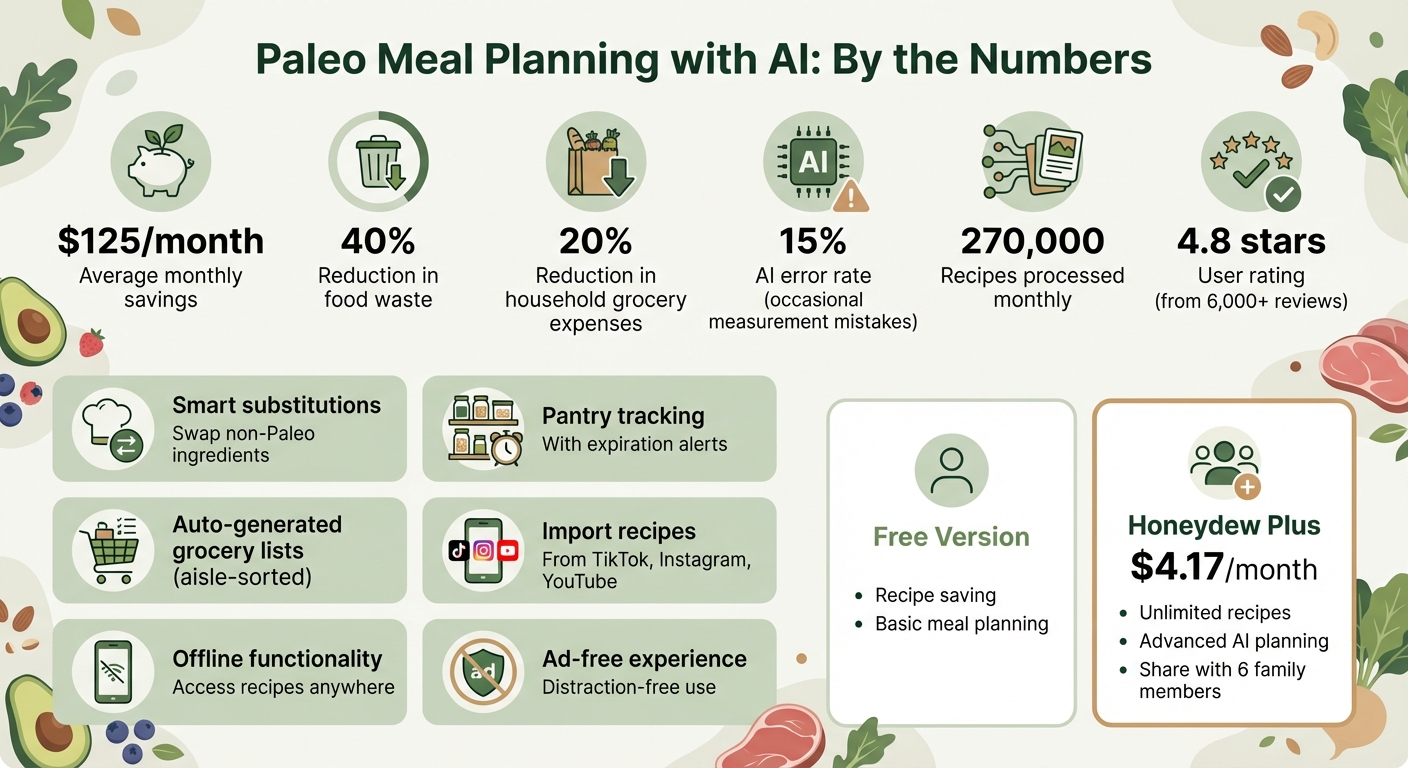 Honeydew Recipe Manager Benefits for Paleo Meal Planning