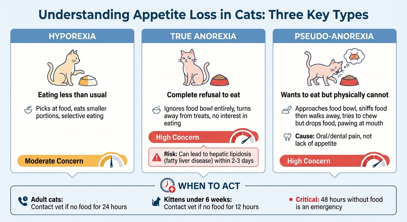 Types of Appetite Loss in Cats: Hyporexia vs Anorexia vs Pseudo-Anorexia
