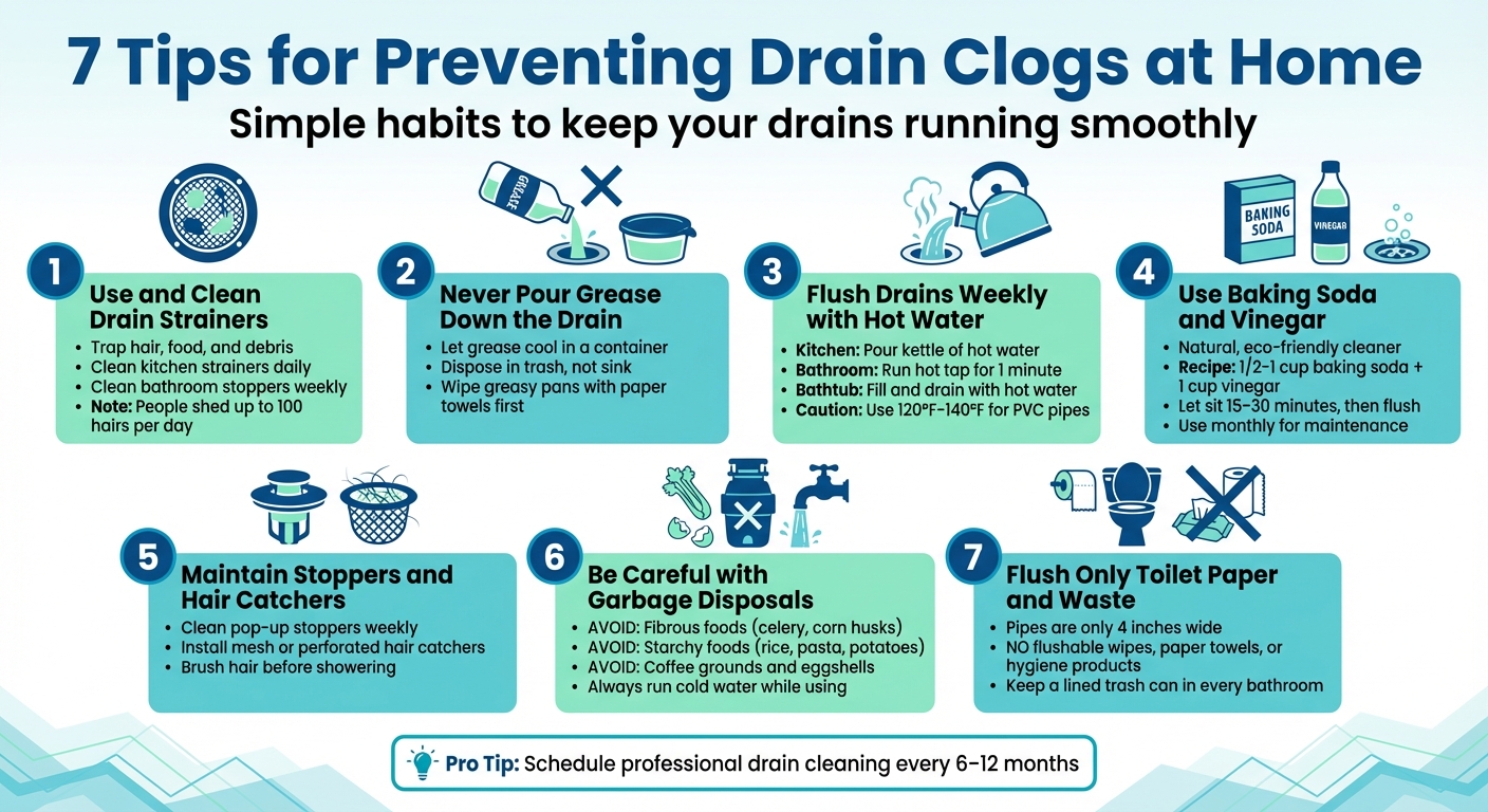 7 Essential Tips to Prevent Drain Clogs at Home