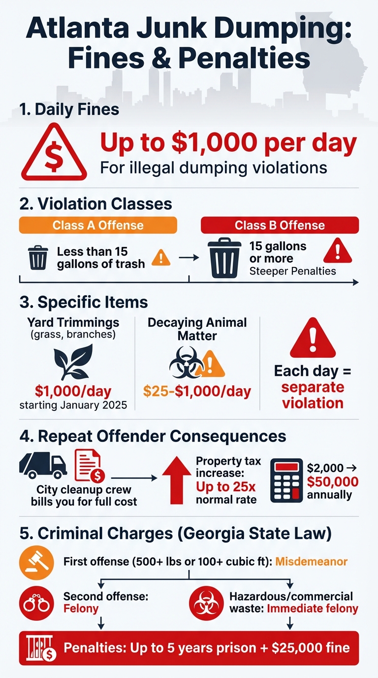 Atlanta Junk Dumping Fines and Penalties Guide