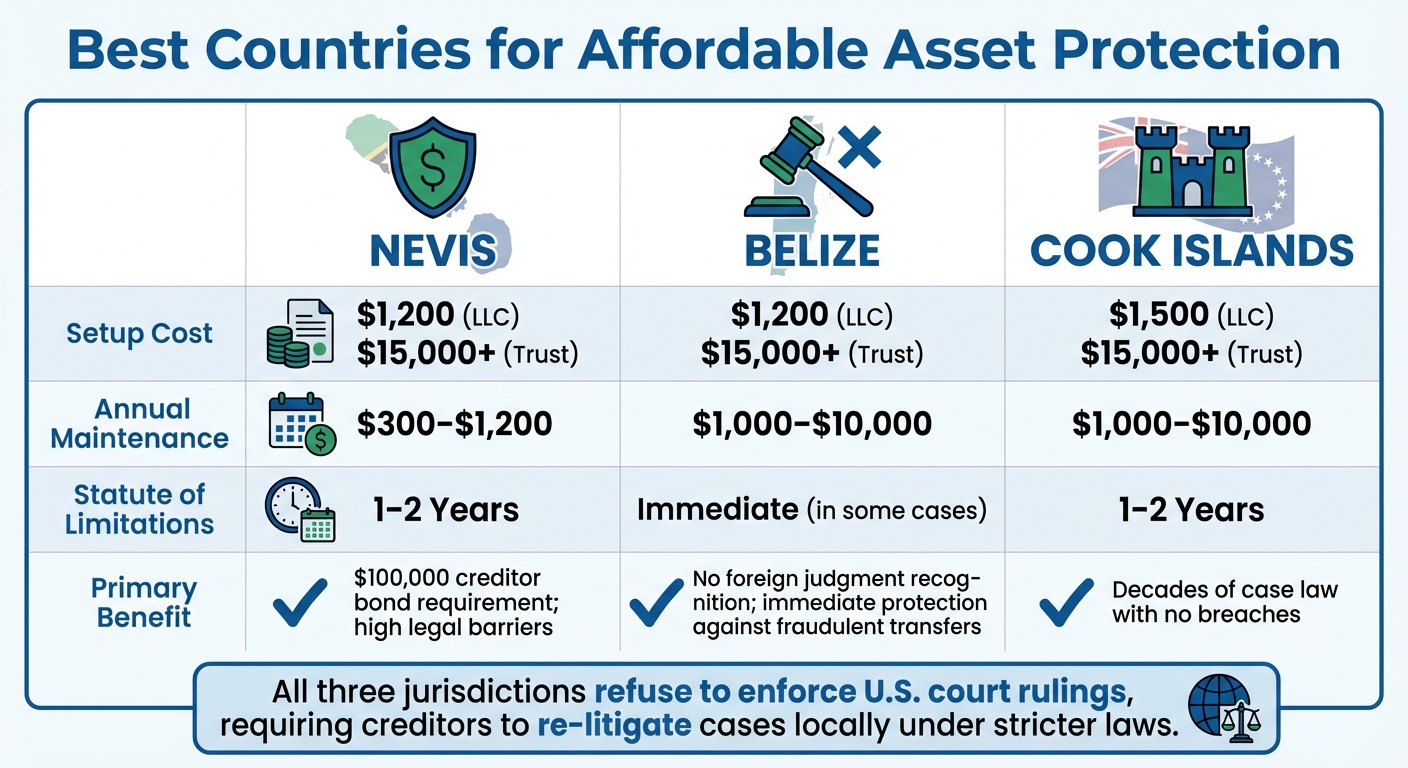 Offshore Asset Protection Jurisdictions: Costs and Benefits Comparison