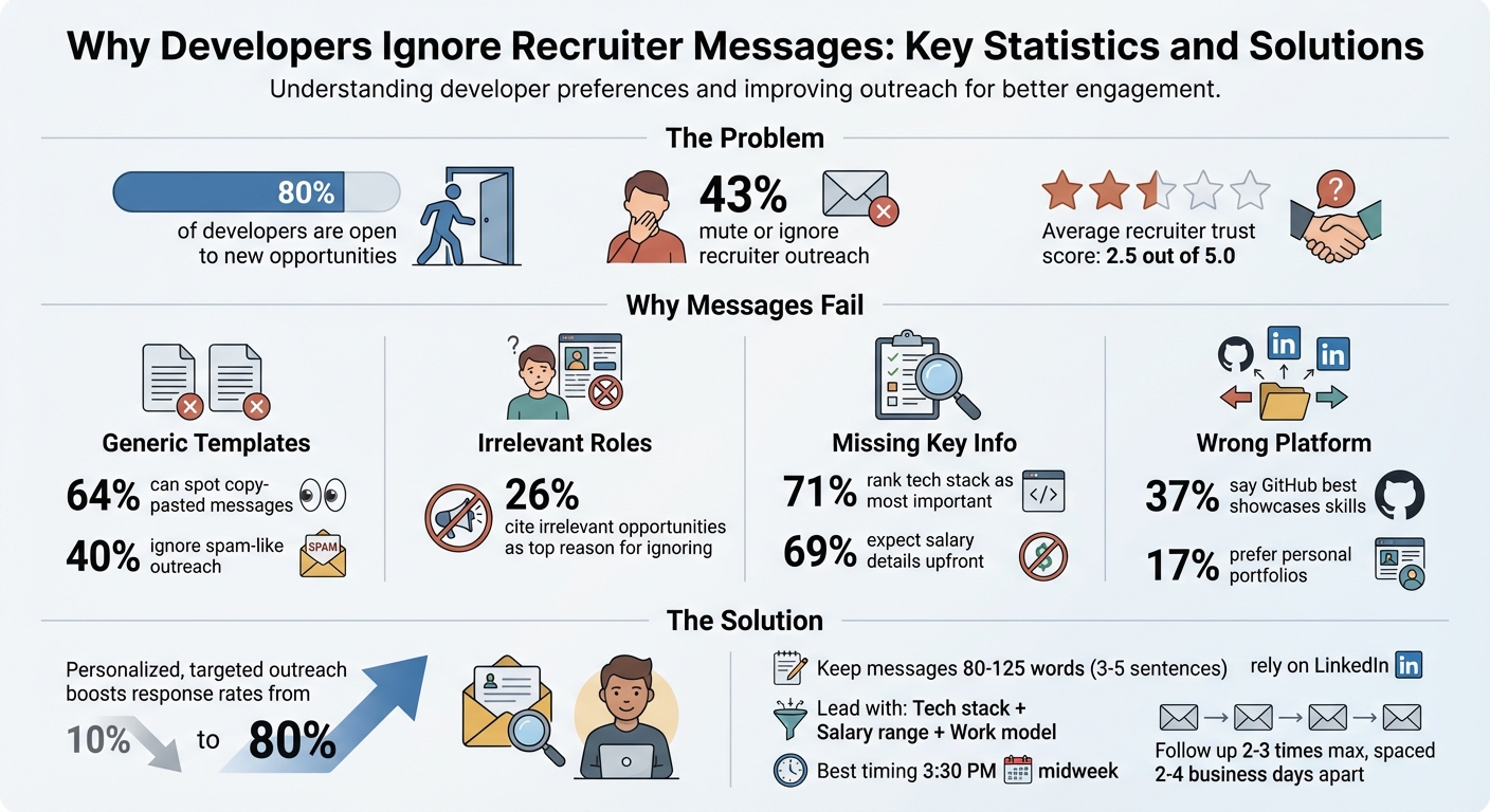 Why Developers Ignore Recruiter Messages: Key Statistics and Solutions