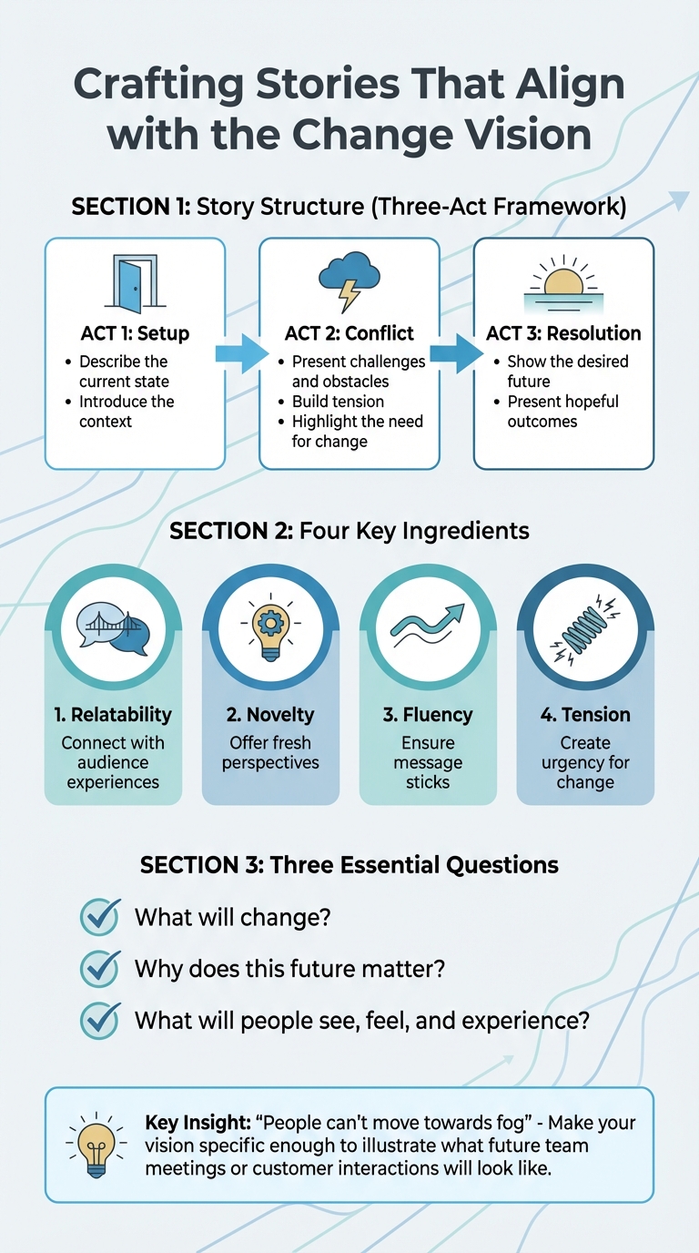How to Craft Effective Change Stories: A Leader's Framework