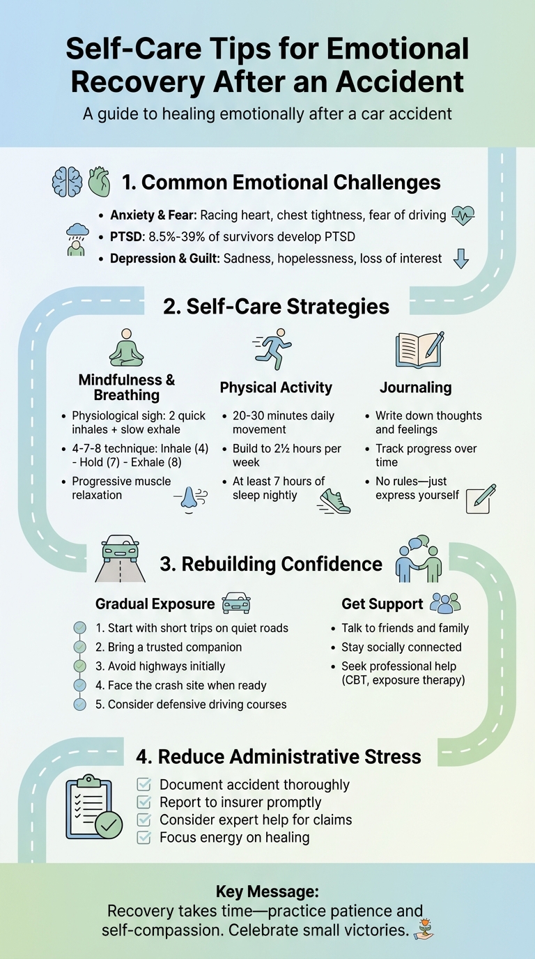 Self-Care Strategies for Emotional Recovery After Car Accidents
