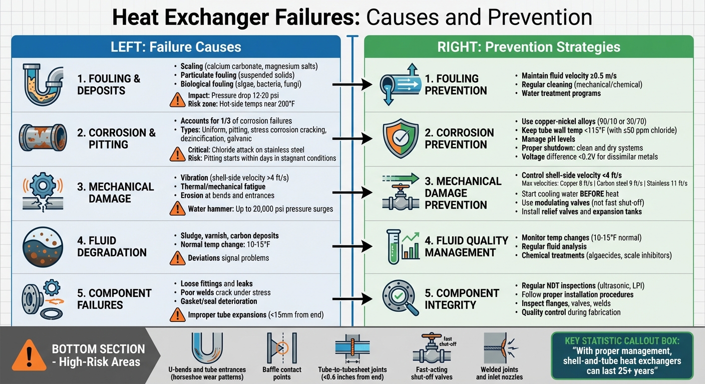 Heat Exchanger Failure Causes and Prevention Strategies