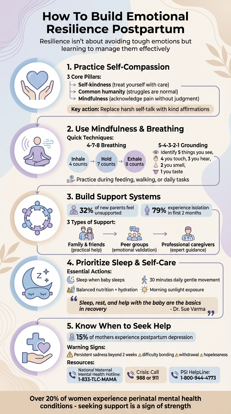 5 Essential Strategies to Build Emotional Resilience Postpartum