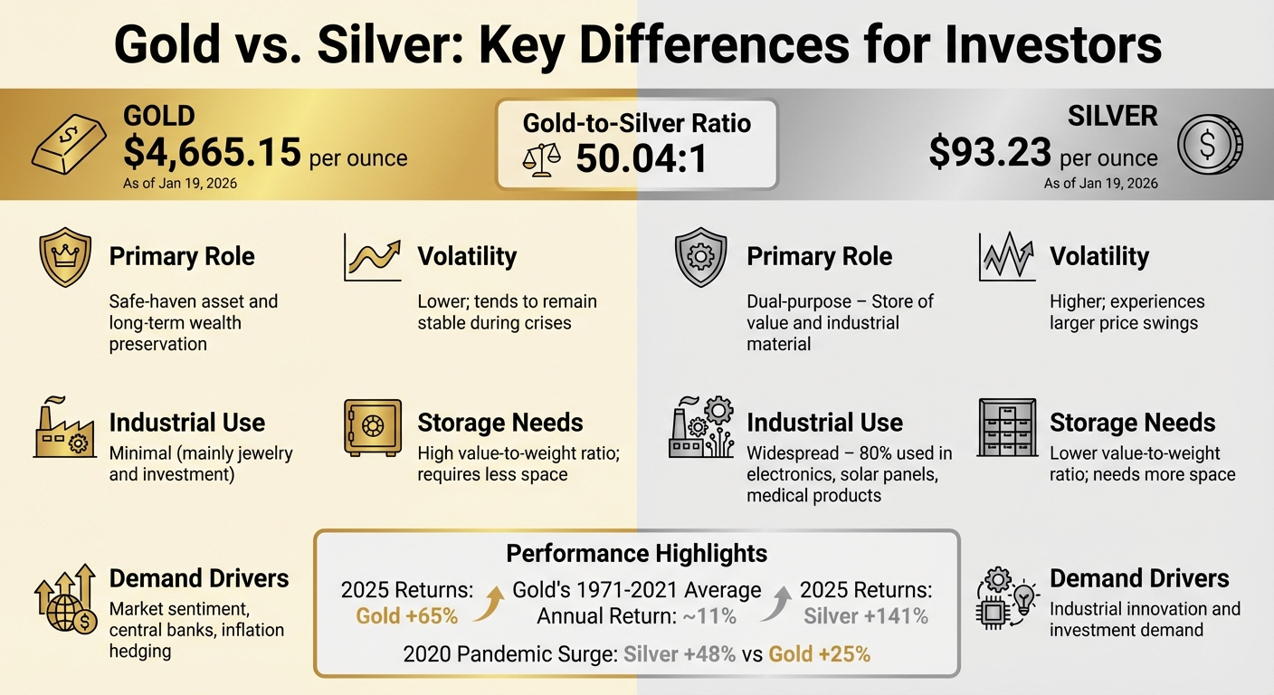 Gold vs Silver Investment Comparison: Key Differences for Wealth Preservation