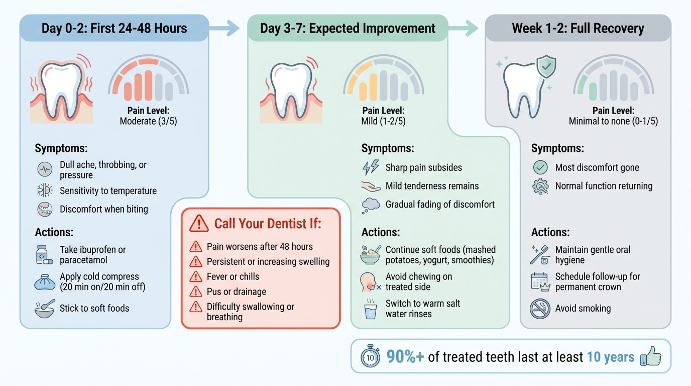 Root Canal Retreatment Recovery Timeline: Pain Levels and Symptoms by Day