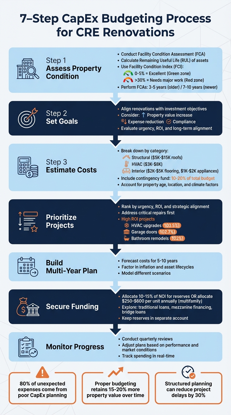 7-Step Process for Budgeting CapEx in Commercial Real Estate Renovations