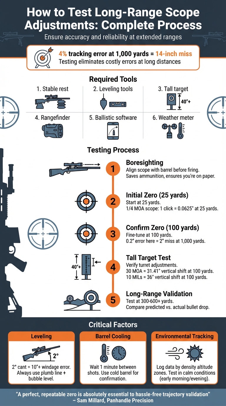 Step-by-Step Guide to Testing Long-Range Scope Adjustments