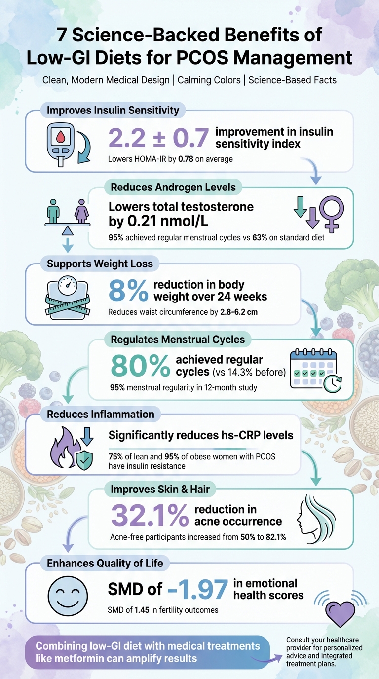 7 Science-Backed Benefits of Low-GI Diets for PCOS Management