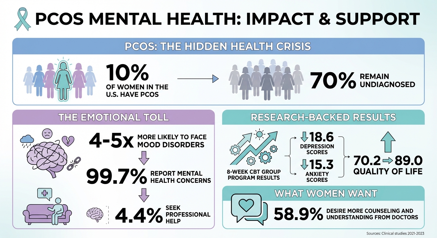PCOS Mental Health Statistics and Support Group Benefits