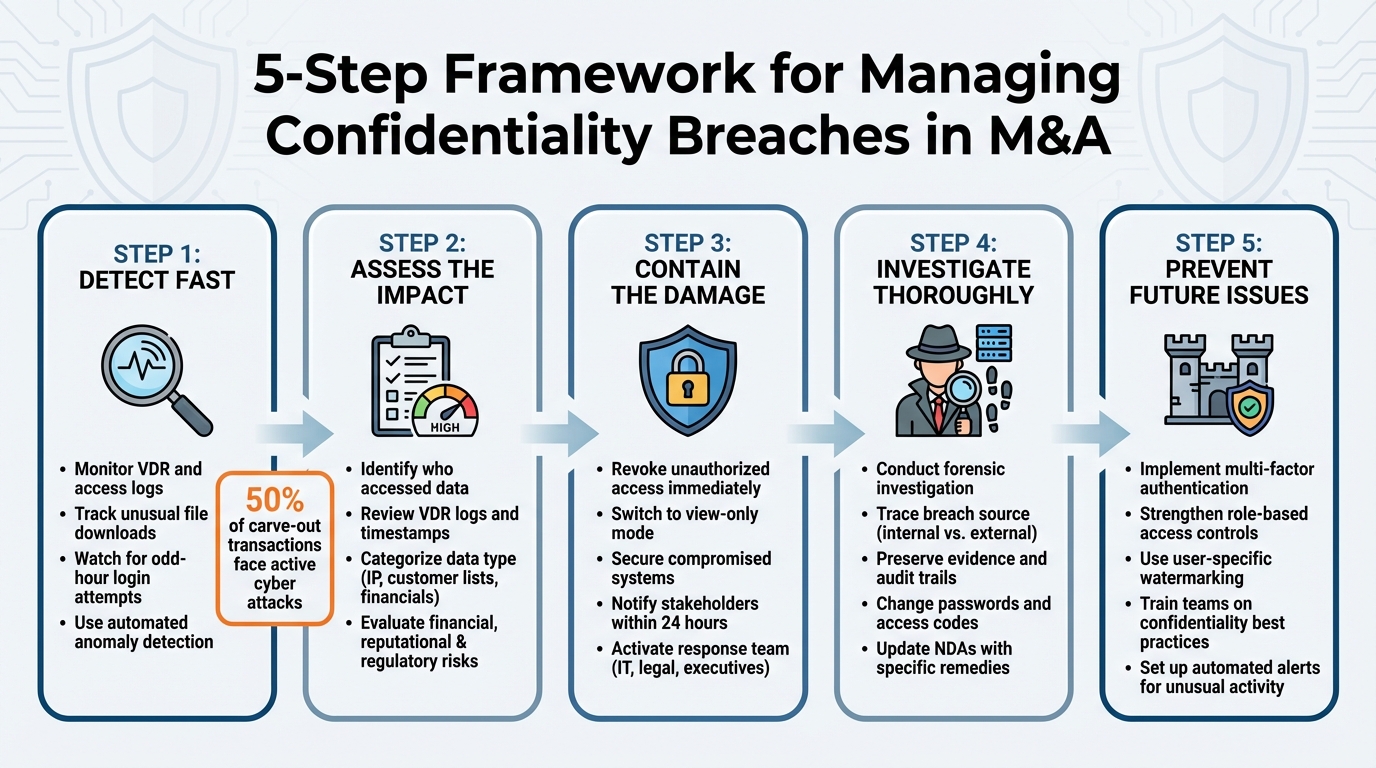 5-Step Framework for Managing M&A Confidentiality Breaches