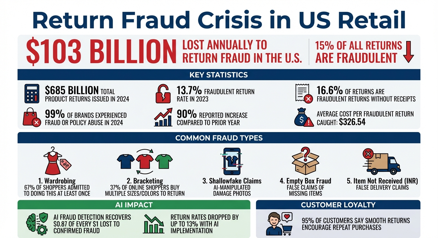 Return Fraud Statistics and Impact on US Retailers 2024