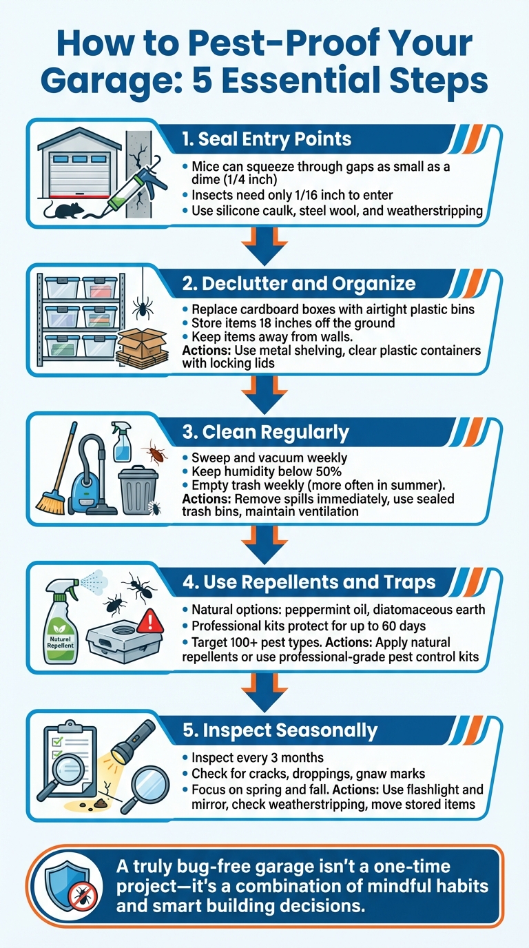 5-Step Process to Pest-Proof Your Garage