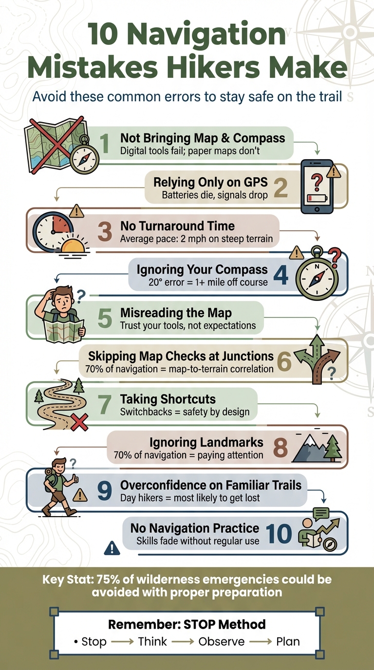 10 Common Navigation Mistakes Hikers Make and How to Avoid Them