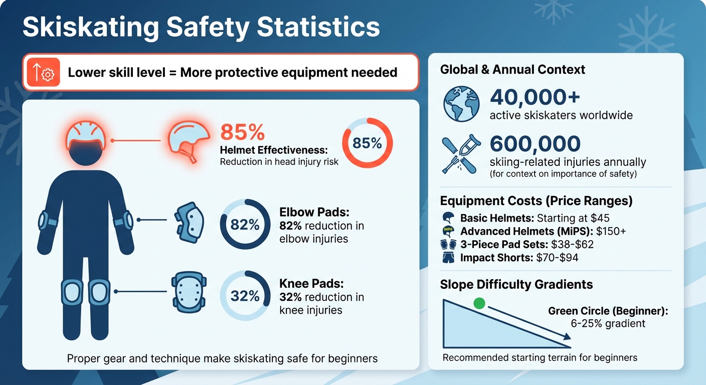 Skiskating Safety Statistics: Injury Prevention and Protection Gear Effectiveness