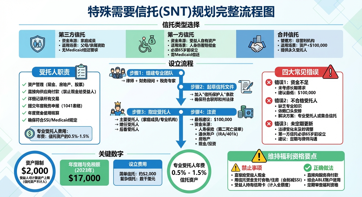 特殊需要信托规划完整流程与关键要素指南