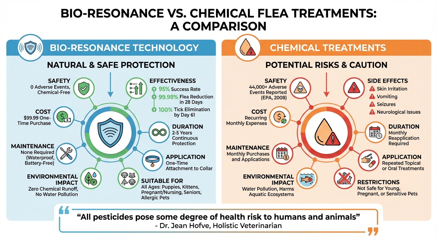 Bio-Resonance vs Chemical Flea Treatments: Safety and Effectiveness Comparison