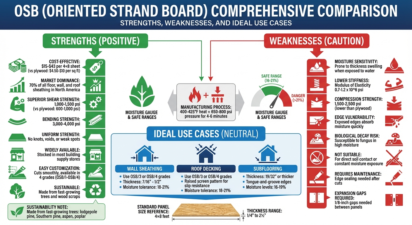 OSB Strengths vs Weaknesses: Complete Comparison Chart