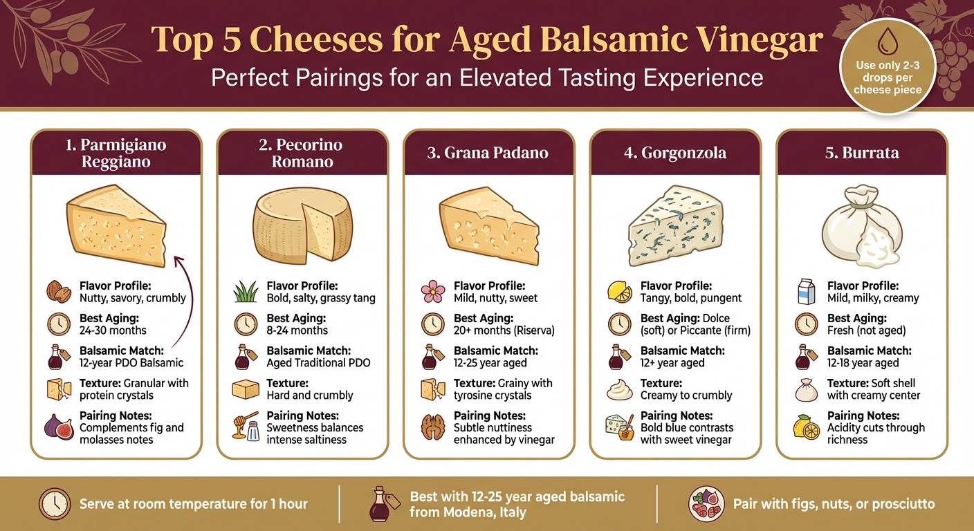 Top 5 Cheeses for Aged Balsamic Vinegar Pairing Guide