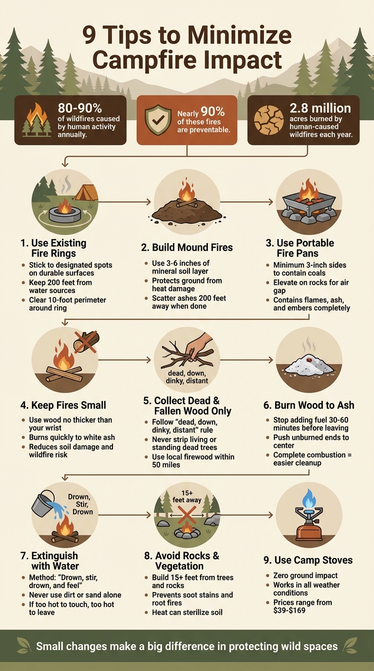 9 Essential Tips to Minimize Campfire Impact on Nature