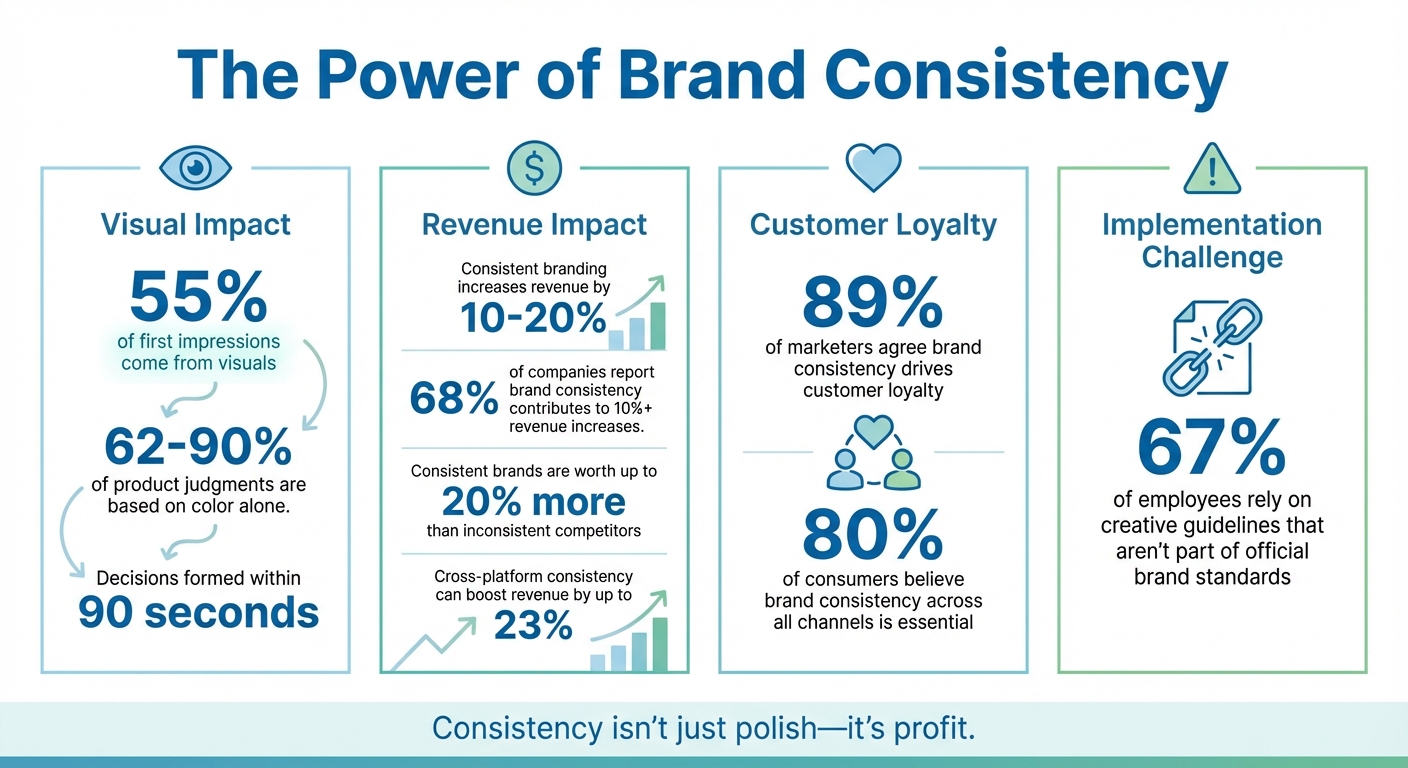 Brand Consistency Impact: Key Statistics on Revenue and Customer Loyalty