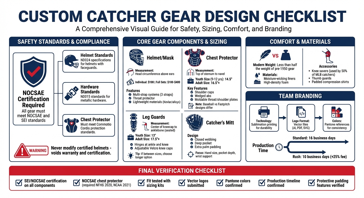 Custom Catcher Gear Design Checklist: Safety, Fit, and Customization Guide