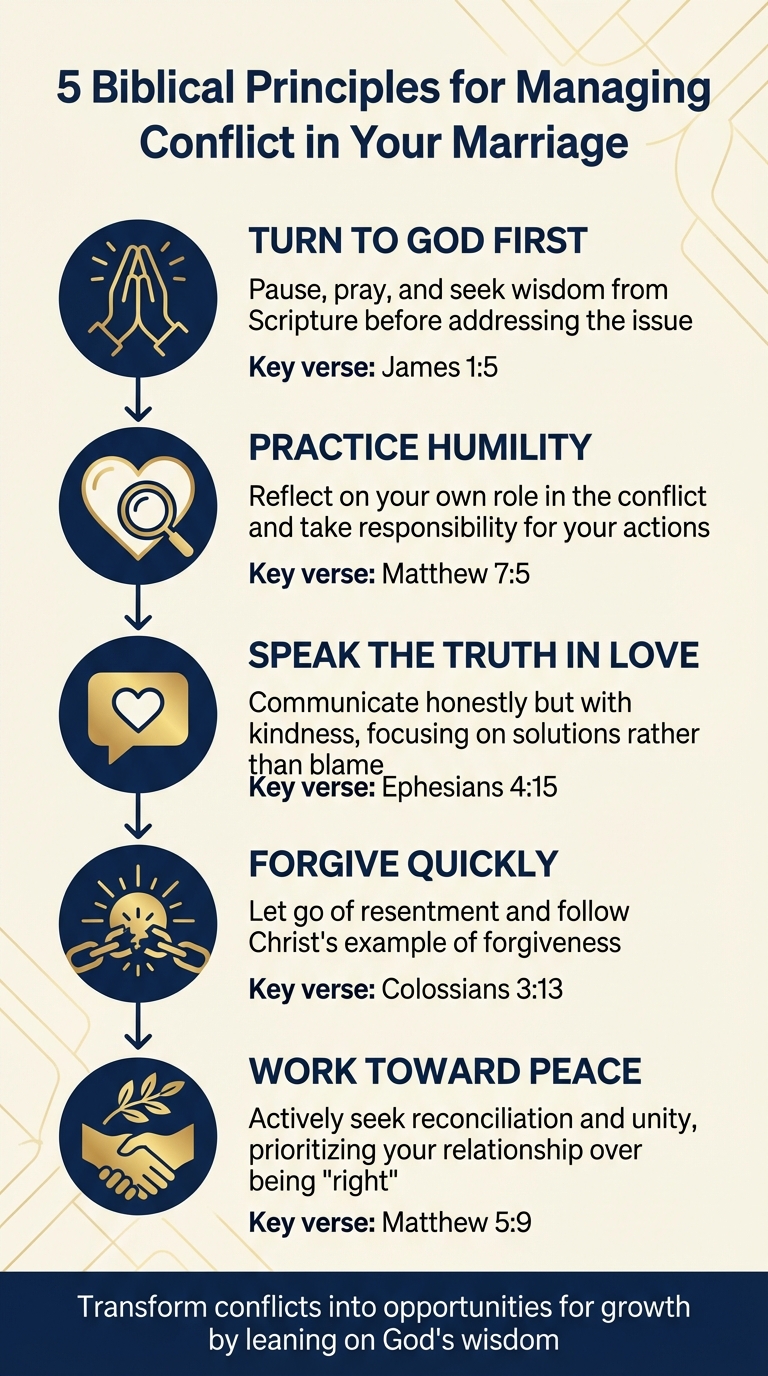 5 Biblical Principles for Managing Conflict in Your Marriage