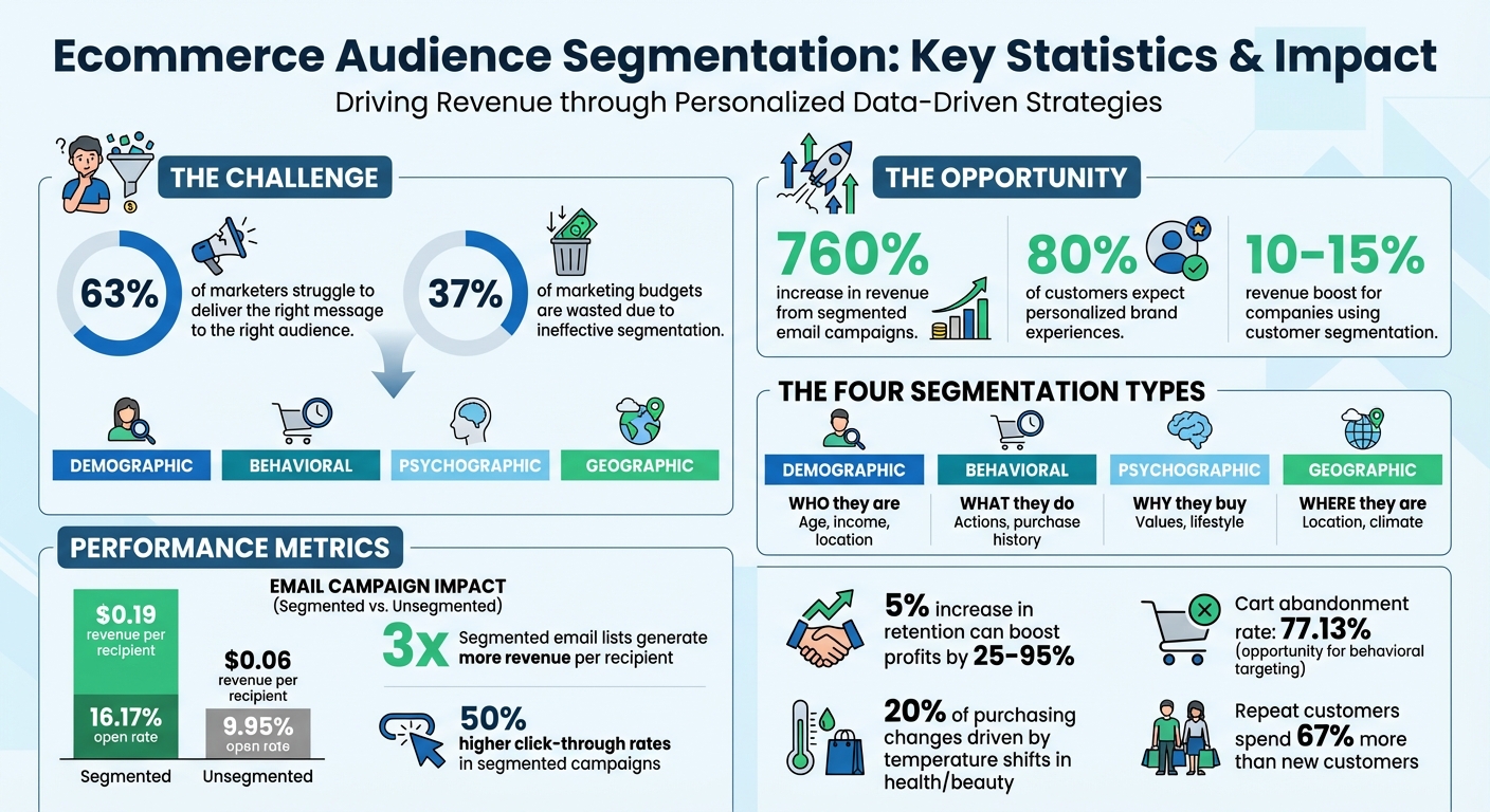 Ecommerce Audience Segmentation Statistics and Key Metrics