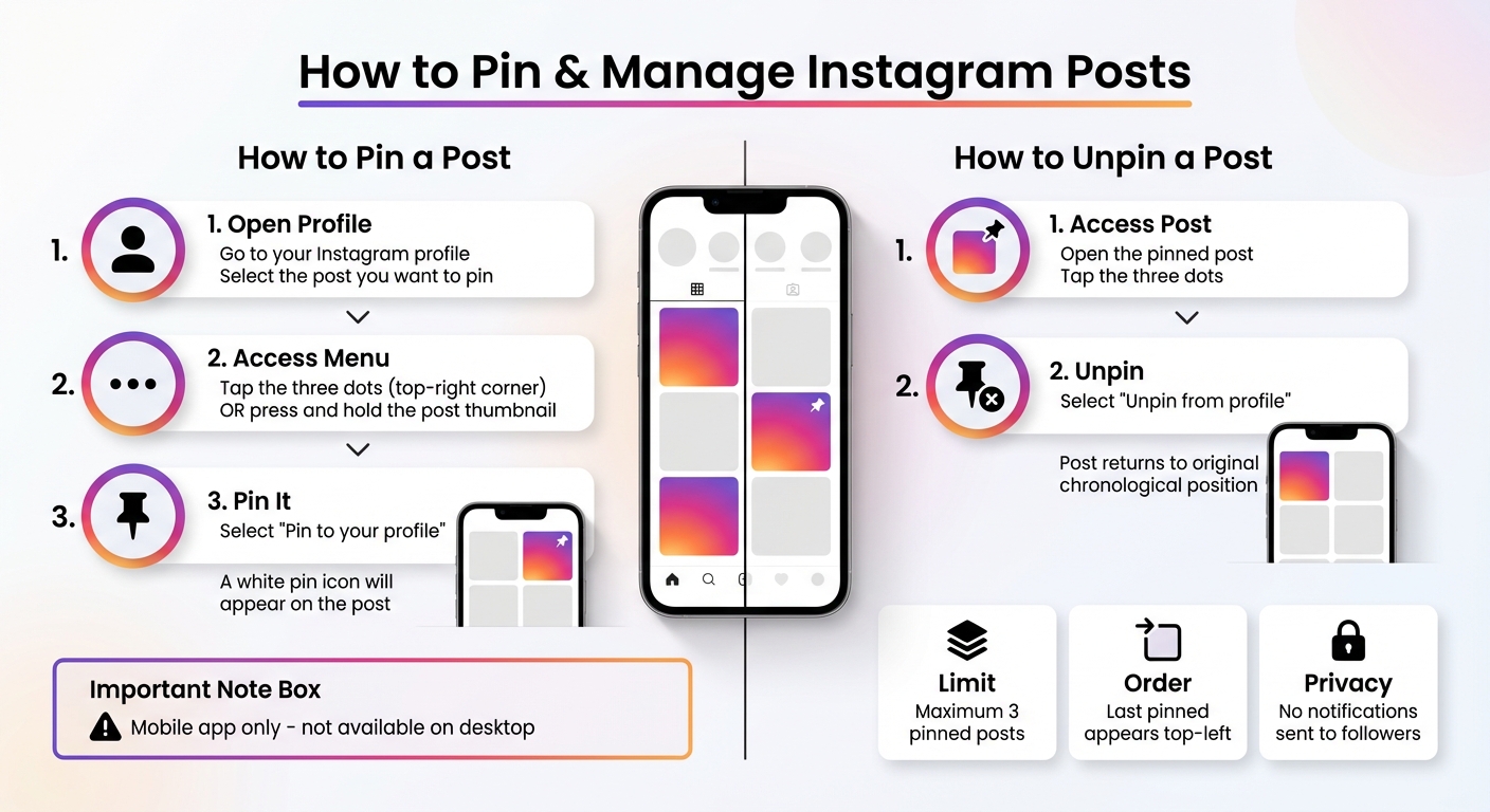 How to Pin and Manage Instagram Posts: Step-by-Step Guide