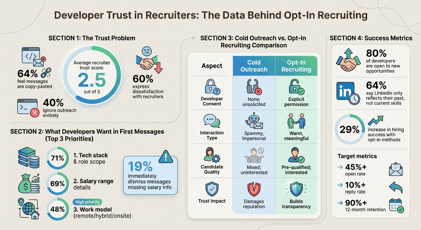 Developer Trust in Recruiters: Key Statistics and Priorities
