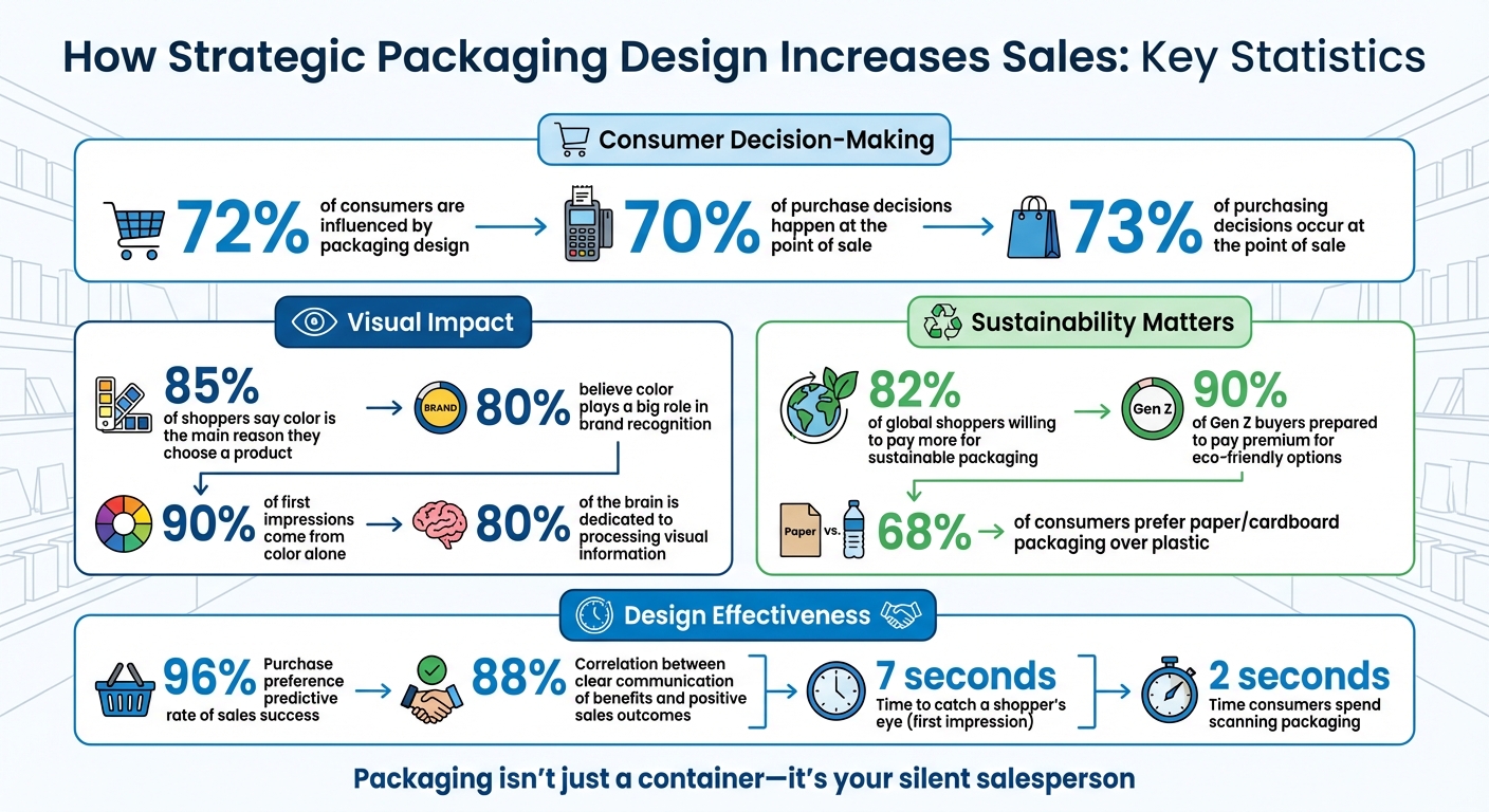 How Packaging Design Impacts Consumer Purchasing Decisions - Key Statistics