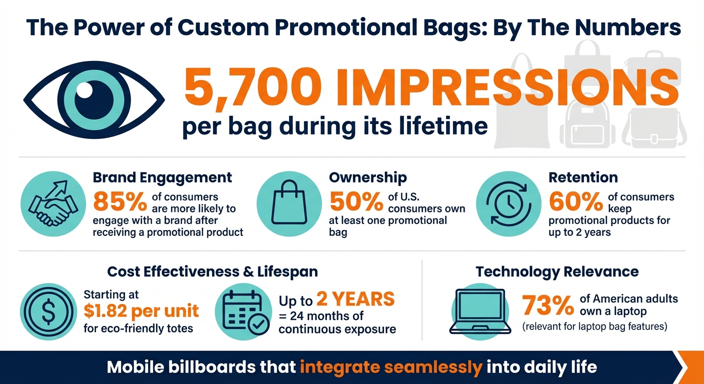 Custom Promotional Bags Marketing Impact Statistics and ROI