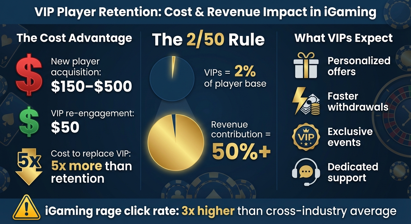 How Vip Perks Boost Player Retention 1 VIP Player Retention vs Acquisition Costs in iGaming