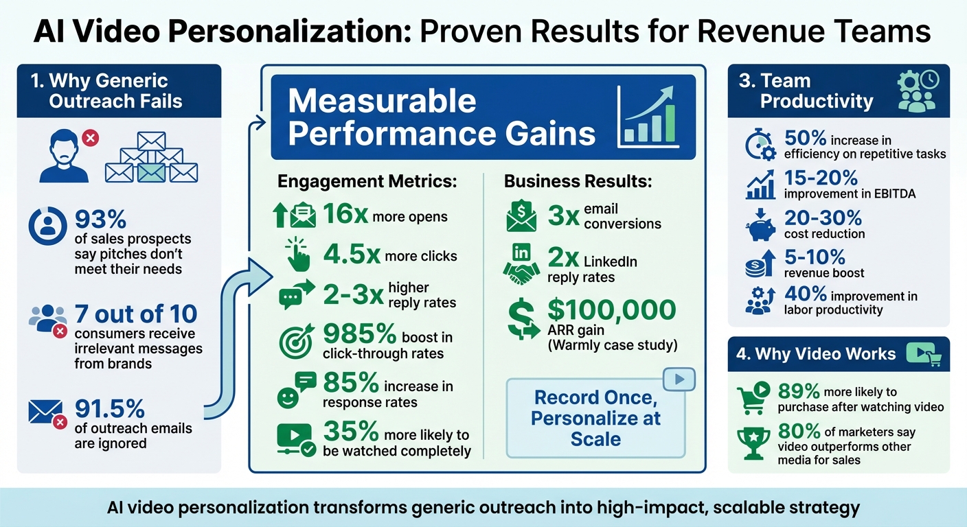 AI Video Personalization Impact: Engagement and Conversion Statistics