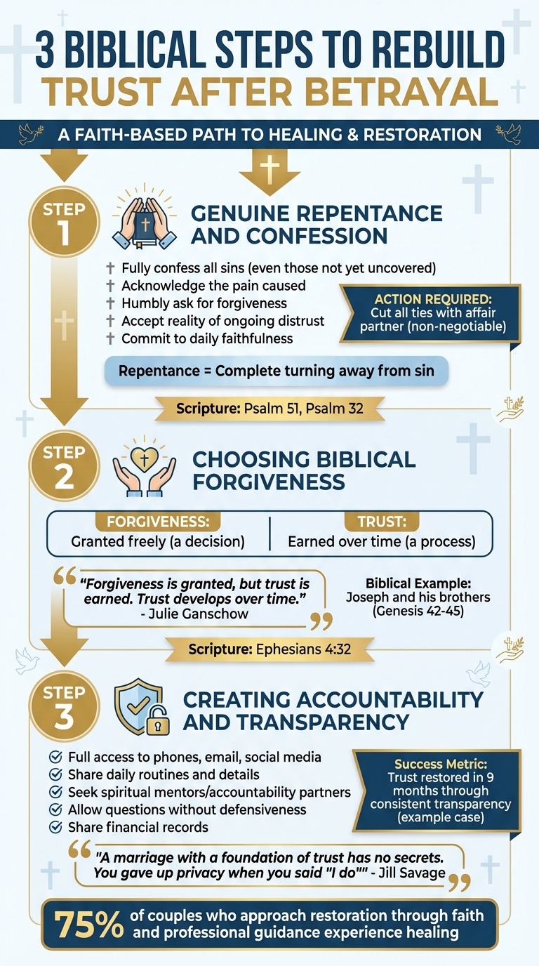 3 Biblical Steps to Rebuild Trust After Betrayal in Marriage