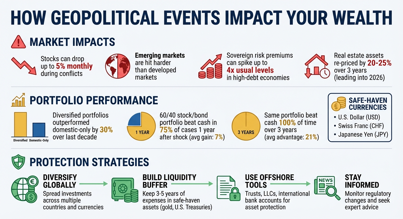 How Geopolitical Events Impact Your Wealth: Key Statistics and Protection Strategies