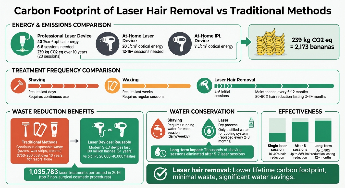 Environmental Impact Comparison: Laser Hair Removal vs Traditional Methods