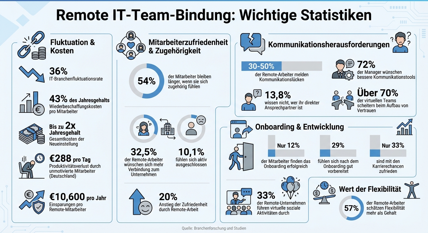 Remote IT Team Retention: Key Statistics and Challenges