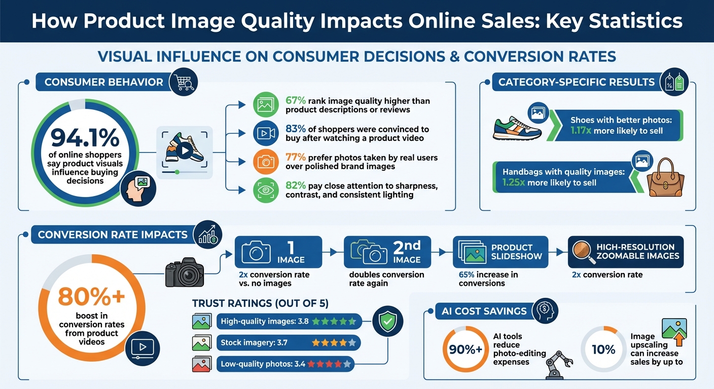 How Product Image Quality Impacts Online Sales: Key Statistics