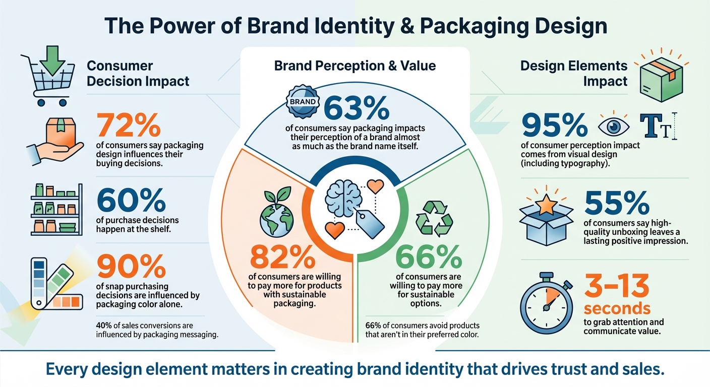Key Brand Identity Statistics: Packaging Impact on Consumer Decisions