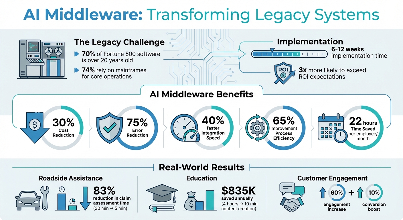 AI Middleware Benefits: Cost Reduction and Efficiency Gains for Legacy System Integration