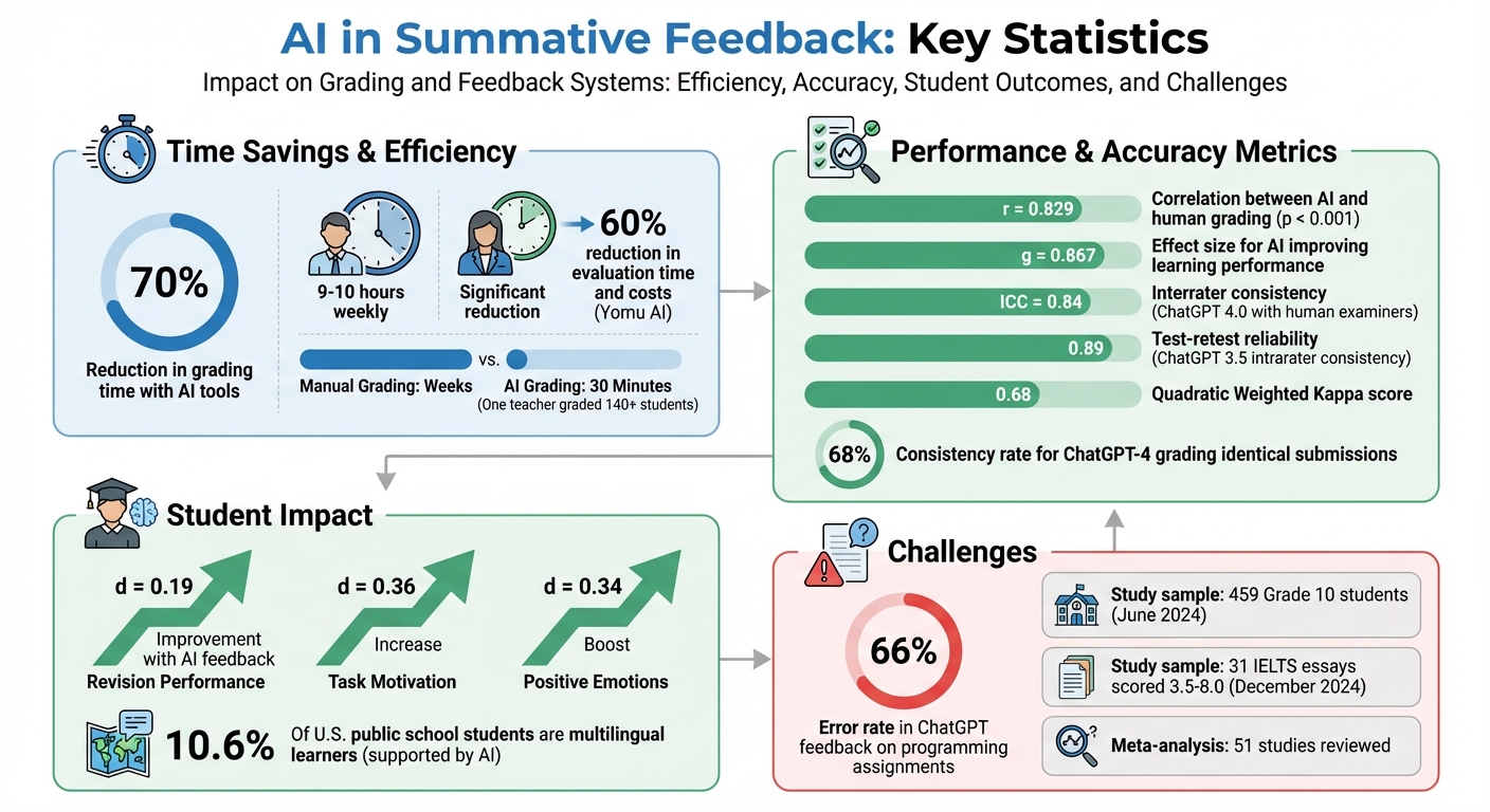 AI Impact on Grading: Key Statistics and Performance Metrics
