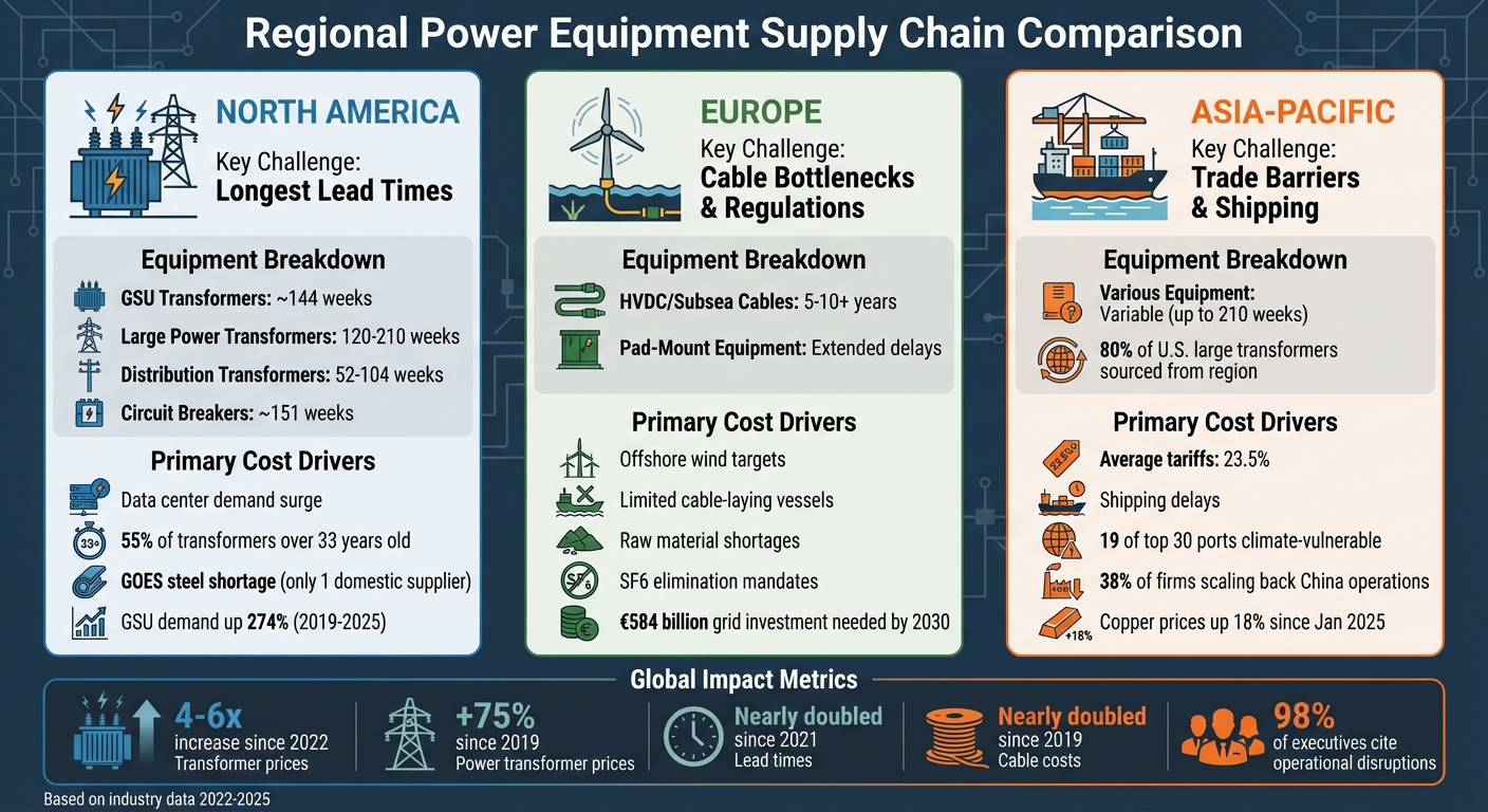 Power Equipment Lead Times and Cost Drivers by Region