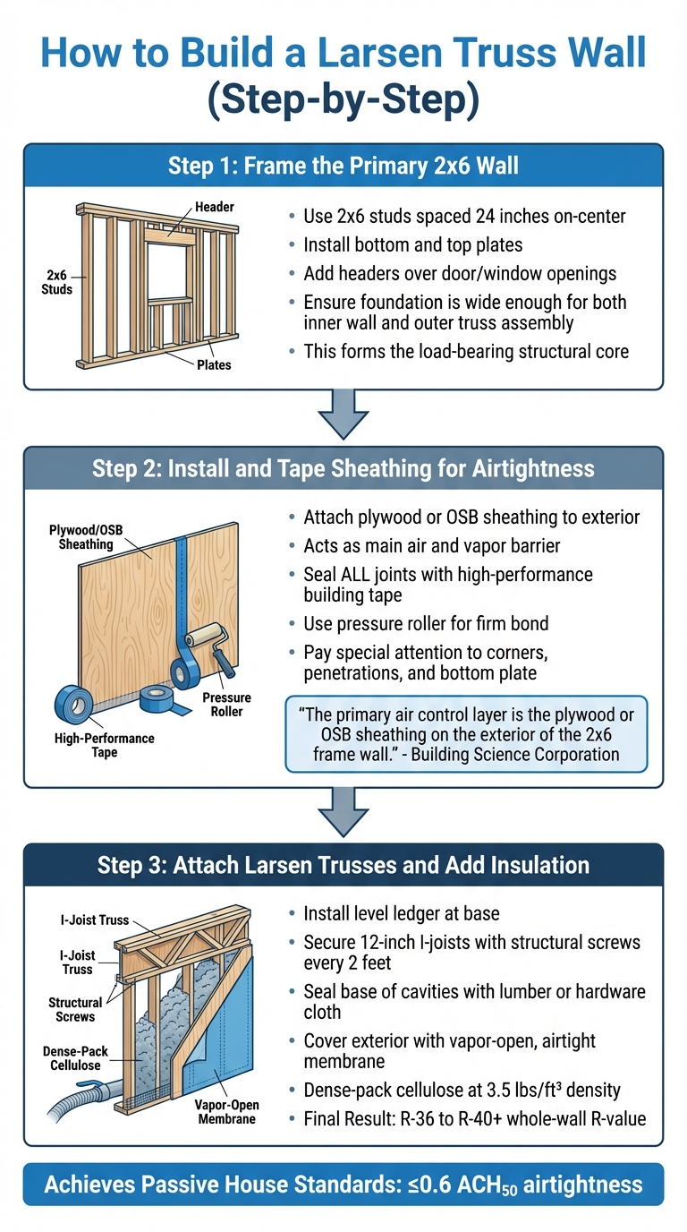 Step-by-Step Guide to Building a Larsen Truss Wall for Passive House Construction