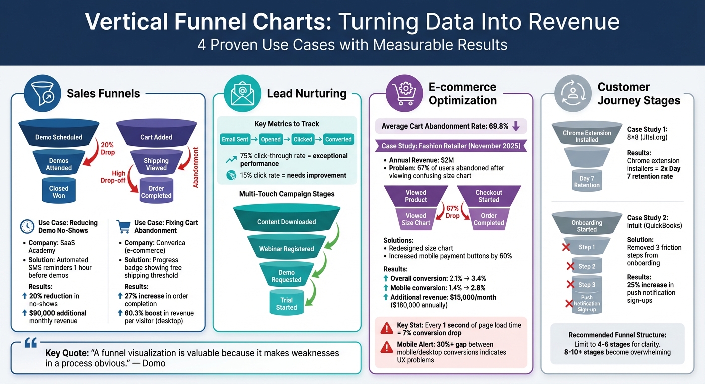 Vertical Funnel Chart Impact: 4 Marketing Use Cases with ROI Results