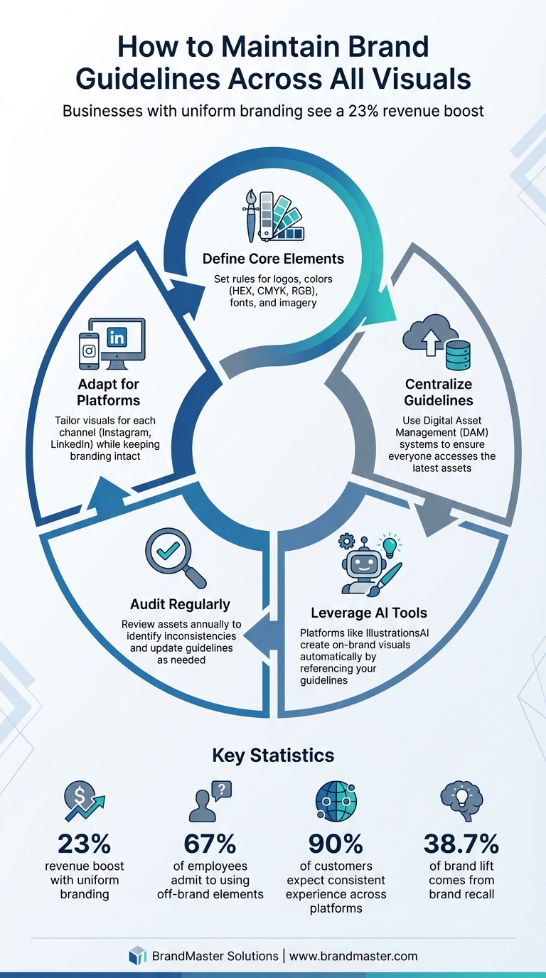 5 Steps to Maintain Brand Guideline Consistency Across All Visual Channels